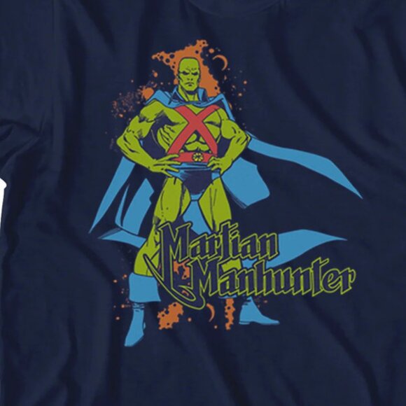 Martian Manhunter DC Comics Superhero Retro Fan Graphic Unisex T-Shirt 170 - Picture 2 of 5